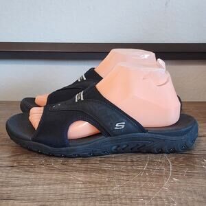 Skechers Reggae Sun Fest Women's Sandals Shoes Size 10 Black